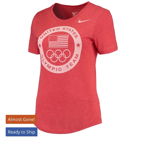 NWT Nike Team USA Dri-Blend Performance T-Shirt - Picture 1 of 3